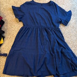 Woman's Blue Dress